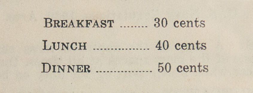 Students participating in the Youth Overnight Program will get to eat in one of the Yorktown's mess halls. Meals were only pocket change in the 1940s.