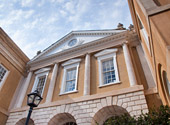 The back of the Old Exchange Building, one of the sights on a Palmetto Tours walking tour.