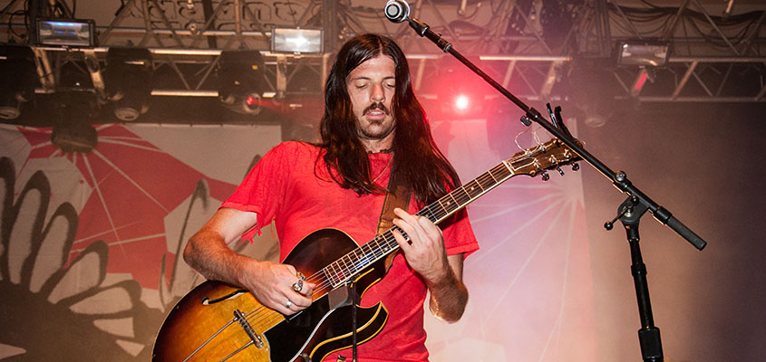 The Avett Brothers take the stage to headline the festival. © 2014 Audra L. Gibson. All Rights Reserved.