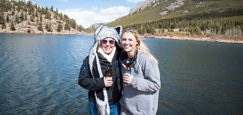 Friends in Estes Park.