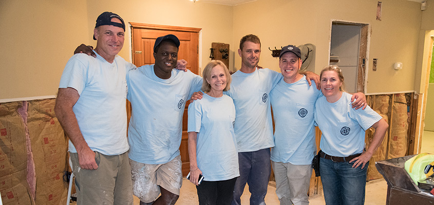 Hurricane Harvey Relief Team from James Island Christian Church in Houston, TX