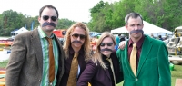 Mark Dilday, Leah Andersen, Audra Gibson, and Keaton Forrester - one fine pretend news team.